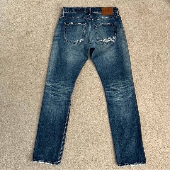 AG Men’s Matchbox Slim Straight Selvedge Jeans in 17 Years Psych Wash - Picture 3 of 11